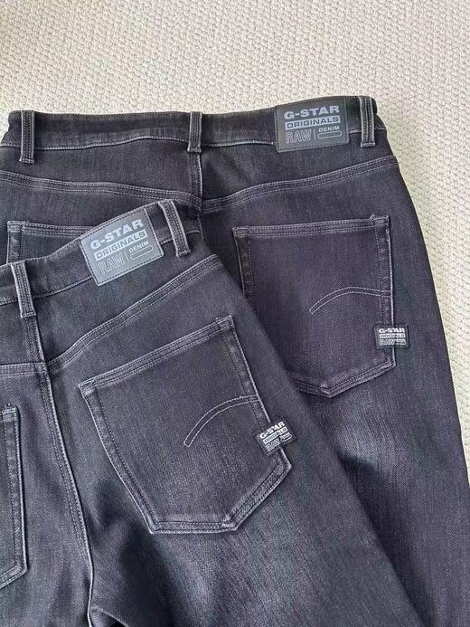 D121684宽松直筒修饰腿型25冬新款男士加绒牛仔长裤 商品图7