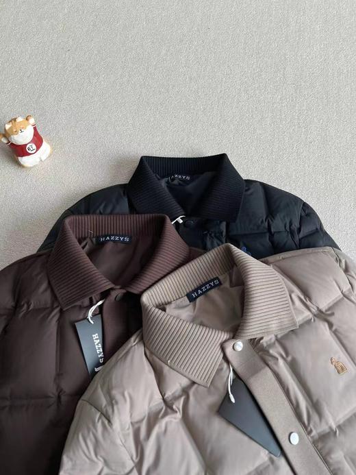 D121683冬季男士翻领鸭绒面包羽绒服巴恩风外套 商品图4