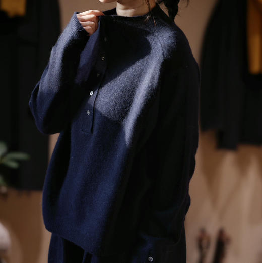 两色纯羊绒衫 商品图8