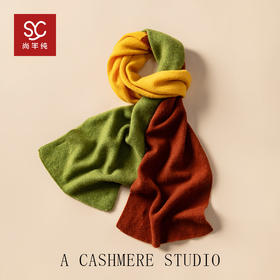 S.Y.C【云绒柔光】100 山羊绒通用简约百搭保暖围巾