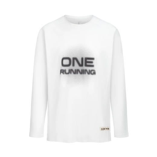 One Running Victory Speed Tech Long Sleeve Shirt White "B" 中性款运动长袖 商品图0