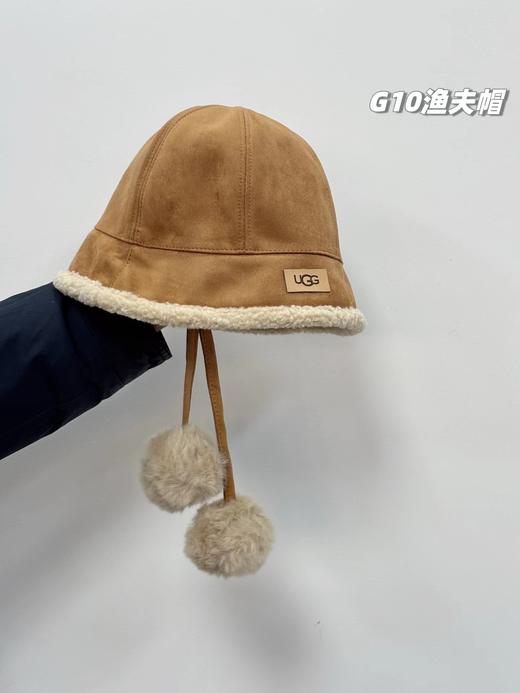 D121614麂皮绒加厚加绒款渔夫帽！加深加宽超显脸小秋冬素颜神帽 商品图1