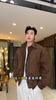 880635SDSA男士秋冬新款痞帅男装美式复古翻领假两件羽绒服百搭外套时尚 商品缩略图0