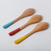 分色木质长柄勺子调羹咖啡勺甜品勺3支装 商品缩略图3