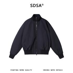 SDSA男士秋冬新款痞帅男装美式简约纯色立领羽绒服外套百搭时尚