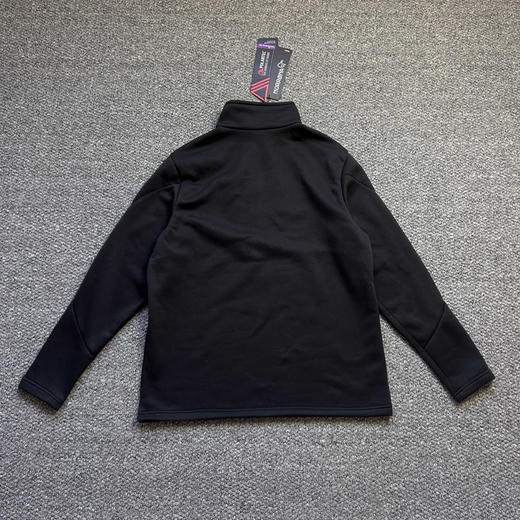 海外原版老人头正单 户外半拉链中间层抓绒上衣 吸湿保暖透气 正儿八经的p绒 超轻，只有黑色一个色S到XXL 商品图1