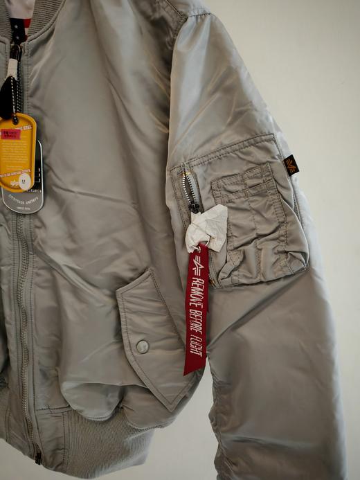 美国Alpha阿尔法飞行夹克MA1男士机车服短款保暖棉衣ma-1 商品图6