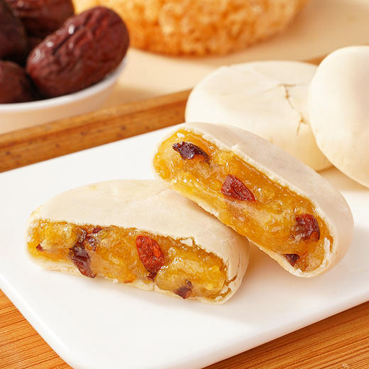 银耳小米山药饼枸杞红枣小米糕营养健康休闲茶点解馋饱腹山药零食 商品图2