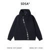 SDSA男士秋冬新款痞帅男装时尚菱形提花斜拉链连帽卫衣百搭时尚 商品缩略图0
