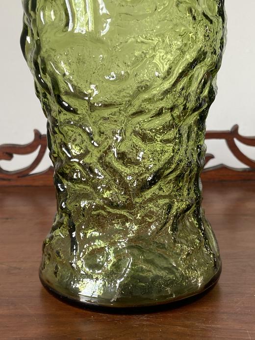  【苏州】美国中古1950s祖母绿老玻璃花瓶 商品图10