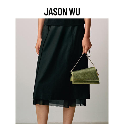 【JASON WU】新款百搭通勤中长羊毛直筒裙子半身裙 商品图3