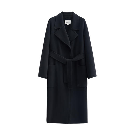 【JASON WU】(多色)秋冬新款羊毛羊绒双面呢廓形通勤百搭上衣毛呢大衣女 商品图5