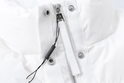 D121672小标刺绣大口袋女款立领鸭绒羽绒服 商品图12