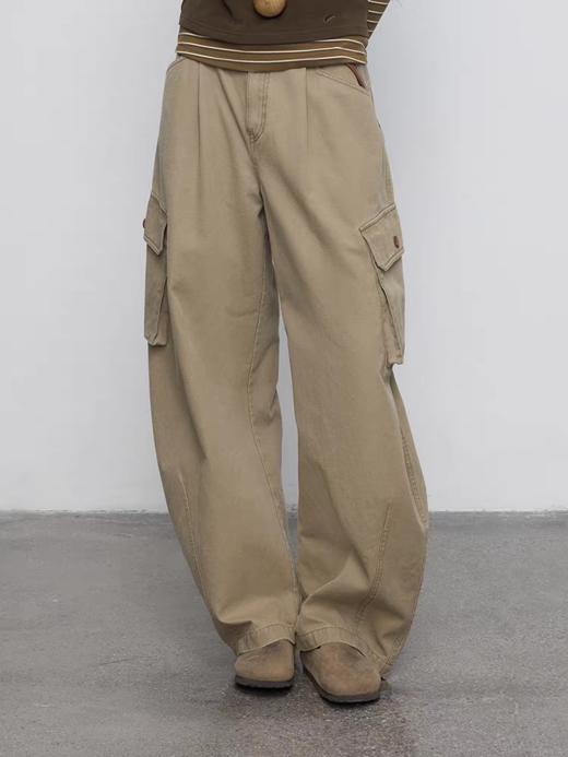 半圆/Q5113798/加绒宽松弯刀裤 商品图2