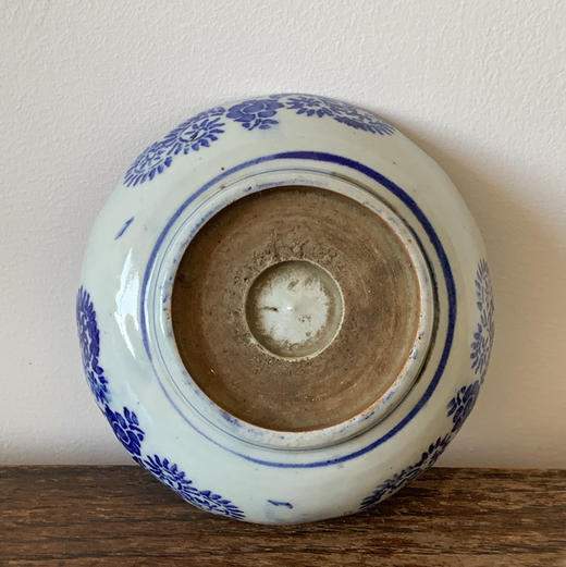 【苏州】日本老青花手作盘 X1372 商品图3