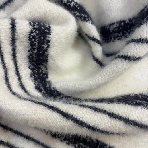 D121645秋冬款百搭内里男士条纹圆领针织毛衣 商品图6