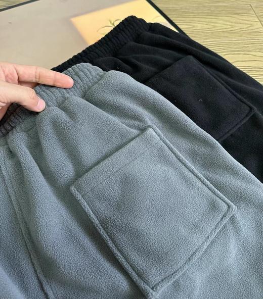 D121633双面摇粒绒精典Logo刺绣休闲卫裤男女百搭款 商品图11