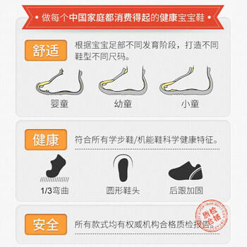 卡特兔学步鞋婴儿童鞋春季男女宝宝步前机能鞋幼儿室内稳步儿童鞋子XZ62 商品图5