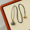 ²【安然水晶】青玉/碧玉吊坠项链系列（适合鼠/兔/猪生肖佩戴）LS-449 （48小时鉴赏期）HM02-CRMM-ARSJ 商品缩略图0