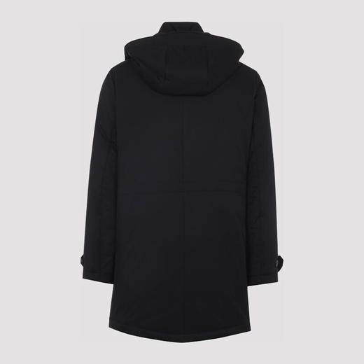 ZEGNA 杰尼亚 男士可拆卸连帽羽绒服 黑色 UGTC5A2 G336 K09 商品图1