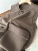 D121628老钱风！复古时尚百搭羊毛混纺单排扣圆领无袖针织马甲背心 商品缩略图8