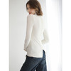 COCOBELLA两穿针织开衫女抗静电吸湿发热白色打底衫TS3215-2 商品缩略图4