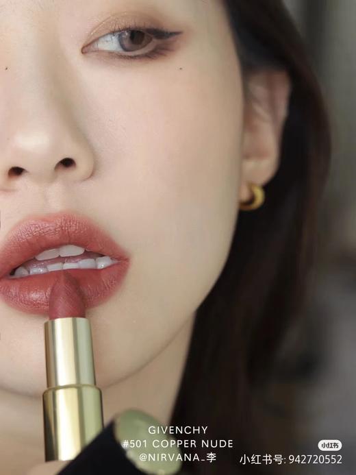 D121660复古千金色圣诞限定黑丝绒口红 商品图3