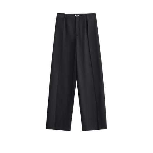 (秋季新品)【JASON WU】25年新款简约高级直筒精纺羊毛解构阔腿裤 商品图2