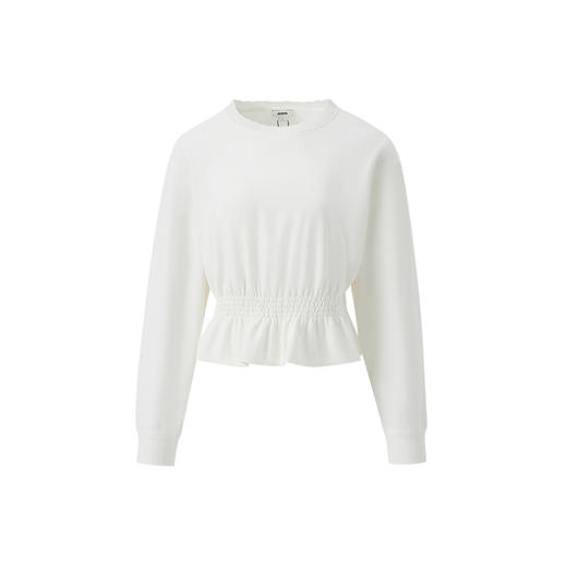 【JASON WU】秋季新款通勤百搭针织拼接长袖上衣卫衣女 商品图5