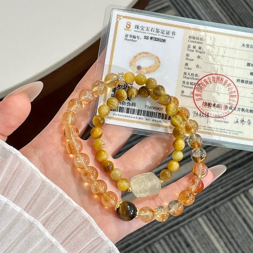 三款可选🔮【金六福吉祥系列手串】日常戴不撞款💰还自带 “招cai稳运” 的寓意，是新年腕间必备的氛围感担当～ 商品图1