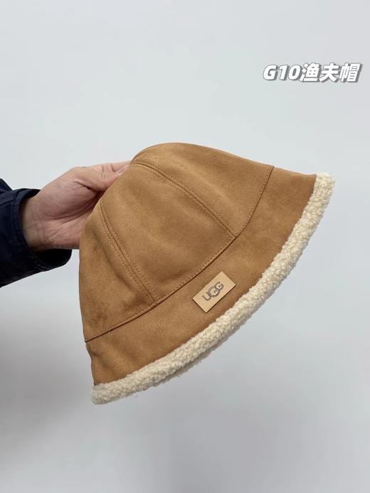 D121614麂皮绒加厚加绒款渔夫帽！加深加宽超显脸小秋冬素颜神帽 商品图5