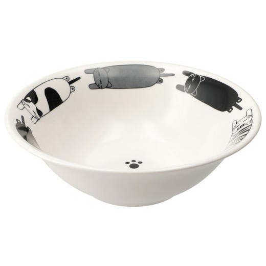 NITORI宜得利家居厨房餐具日式卡通餐盘饭碗圆盘方盘面碗黑猫DS509 商品图1