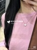 D121646新款2025圣诞四叶草天然粉色贝母项链 商品缩略图7