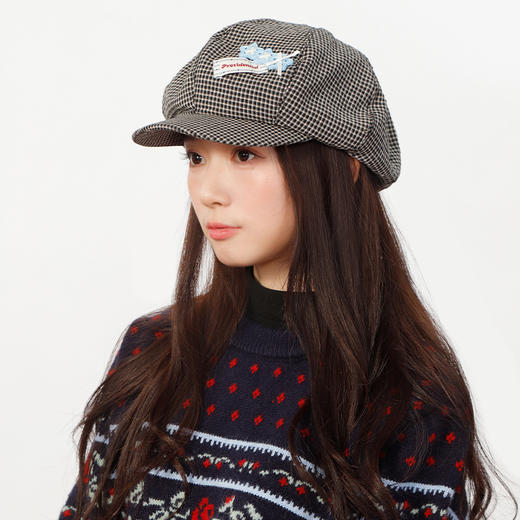 小格纹云朵八角帽-纪念日百货门店同款164549614 商品图2