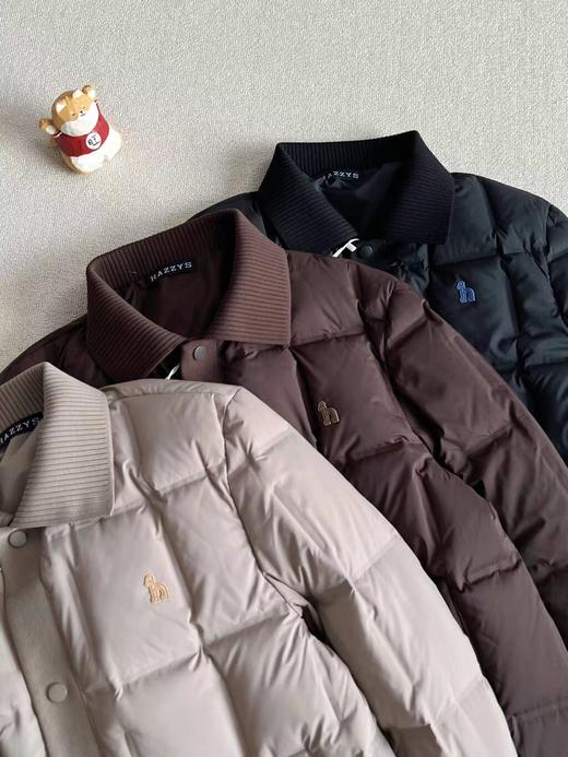 D121683冬季男士翻领鸭绒面包羽绒服巴恩风外套 商品图3