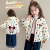 Laffey & Monkey【加绒加厚】儿童秋冬季夹棉外套女童圆点防风棉袄宝宝保暖棉上衣80-150 商品缩略图1