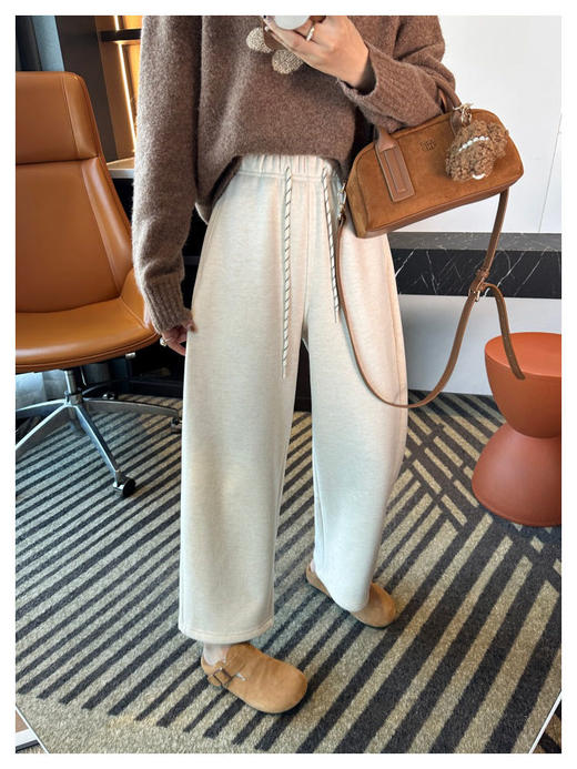 一条过冬！ 加绒加厚醋酸羊毛阔腿裤！ 商品图1