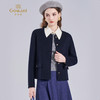 乔万尼2025冬新品千金小香风短款羊毛羊绒混纺毛呢大衣外套ED4B703 商品缩略图1