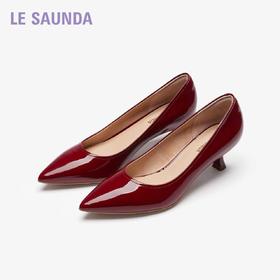 莱尔斯丹通勤尖头高跟单鞋6T52302-BOP