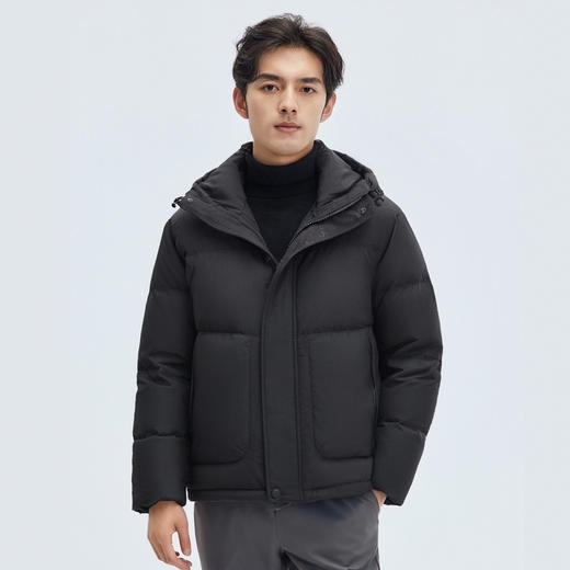 【门店同款&鸭绒】圣得西2025年冬季男士羽绒服温暖时尚连帽外套 商品图1