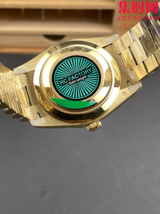 RC配重版 重量200克+ 全金香槟金DD 劳力士星期日历型系列 日志40mm 商品图9