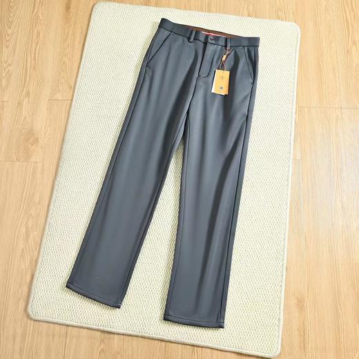 D121647秋冬季新款男士加绒加厚商务休闲百搭西裤 商品图3