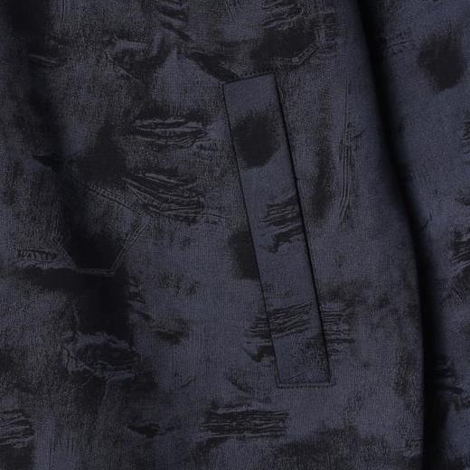 SDSA男士秋冬新款痞帅男装时尚扎染拼接翻领卫衣百搭时尚套头上衣 商品图2