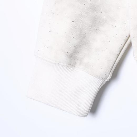 SDSA男士秋冬新款痞帅男装时尚扎染满天星斜拉链连帽卫衣外套百搭 商品图3