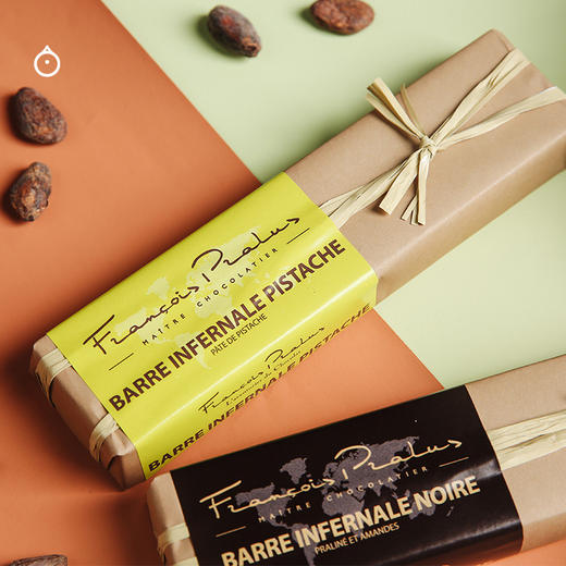 企鹅市集|法国pralus普阿鲁斯 开心果/榛子口味极度夹心黑巧/奶巧 精品巧克力 商品图13