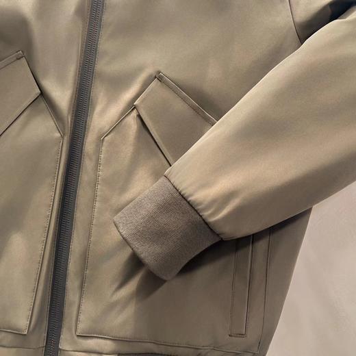 D121685男士新款连帽防风加厚保暖拉链棉服棉衣 商品图9