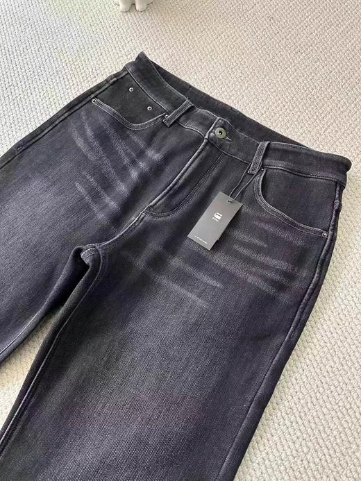 D121684宽松直筒修饰腿型25冬新款男士加绒牛仔长裤 商品图9