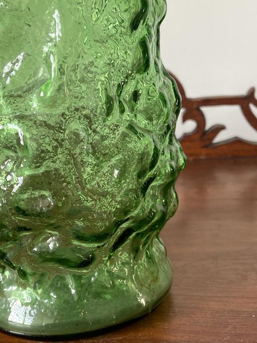  【苏州】美国中古1950s祖母绿老玻璃花瓶 商品图6