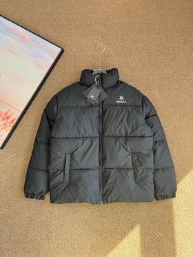 D121680防泼户外登山徒步男女同款立领羽绒棉服P棉刺绣保暖外套