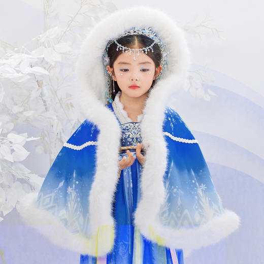 笛莎Deesha 观山见女童斗篷外套 商品图0